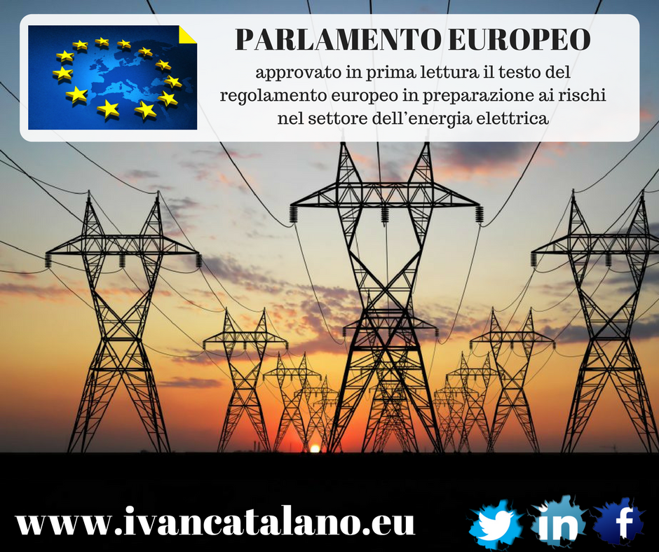 In Parlamento Europeo è in discussione un provvedimento sui rischi nel settore dell’energia elettrica